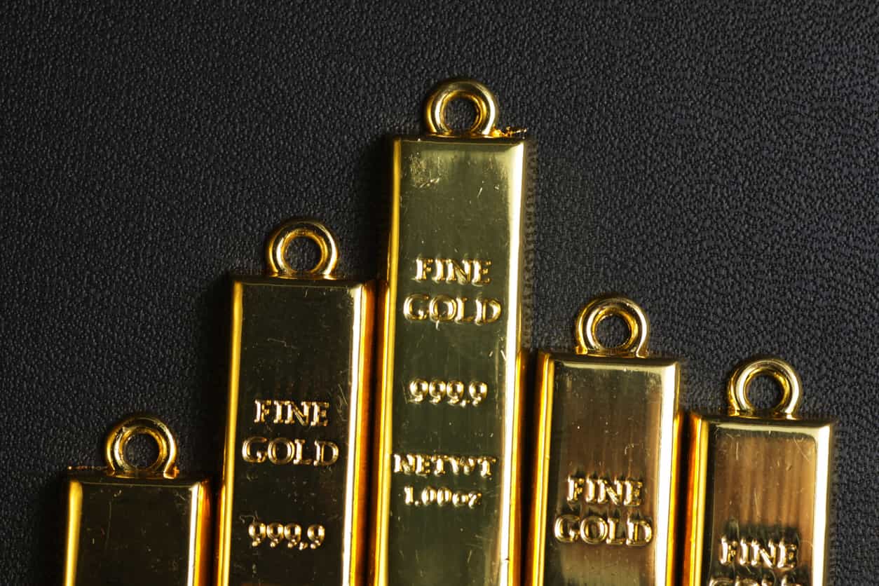 Gold slips on profit-taking after rally to over three-month peak