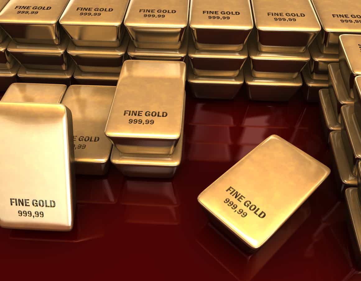 Gold heads for seventh straight monthly gain on safe-haven demand