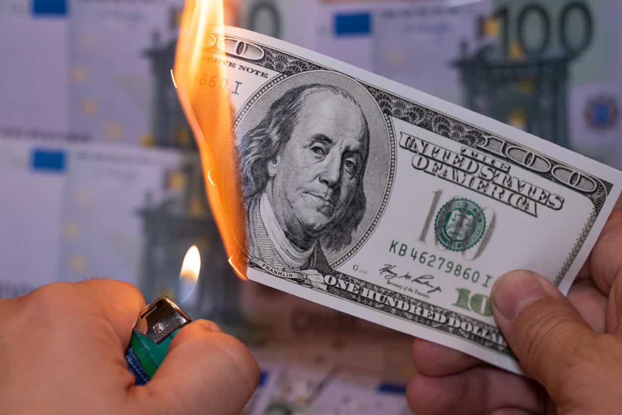 Magnificent cash burn